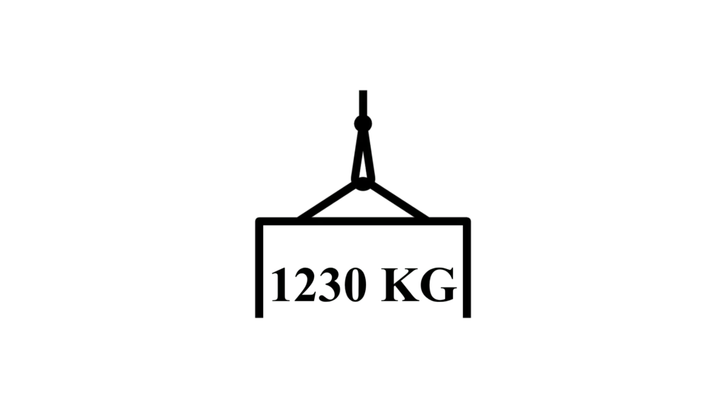 1230kg